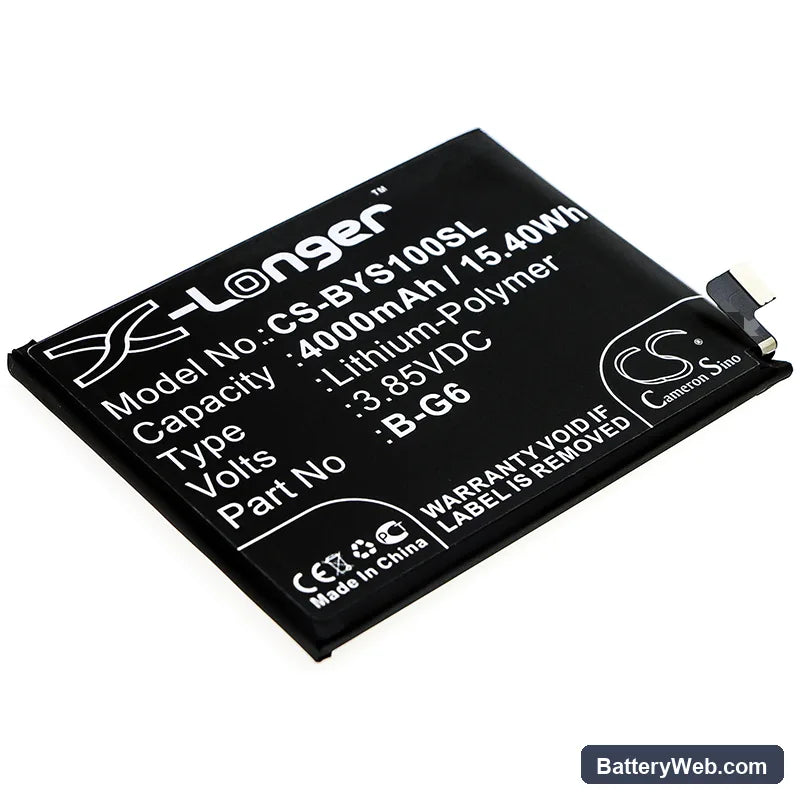 Vivo S1 Pro Replacement Battery, 3.85V, 4000mAh, Li-Polymer 1