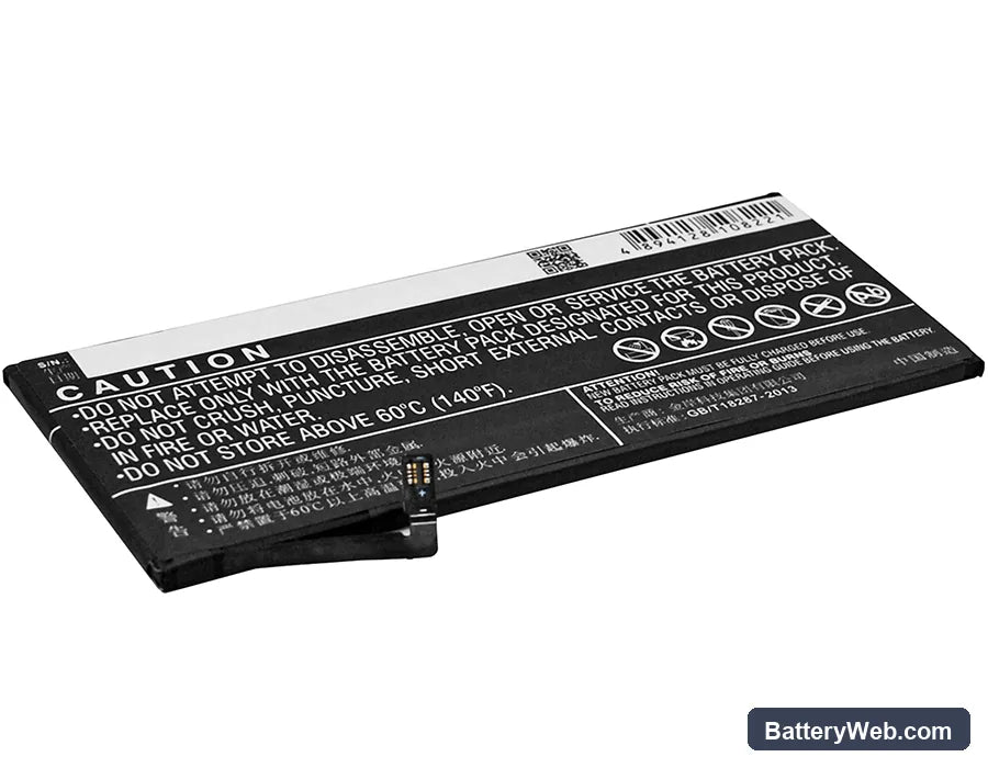 BBK VIVO X5 Pro Replacement Battery, 3.8V, 2300mAh, Li-Polymer 4