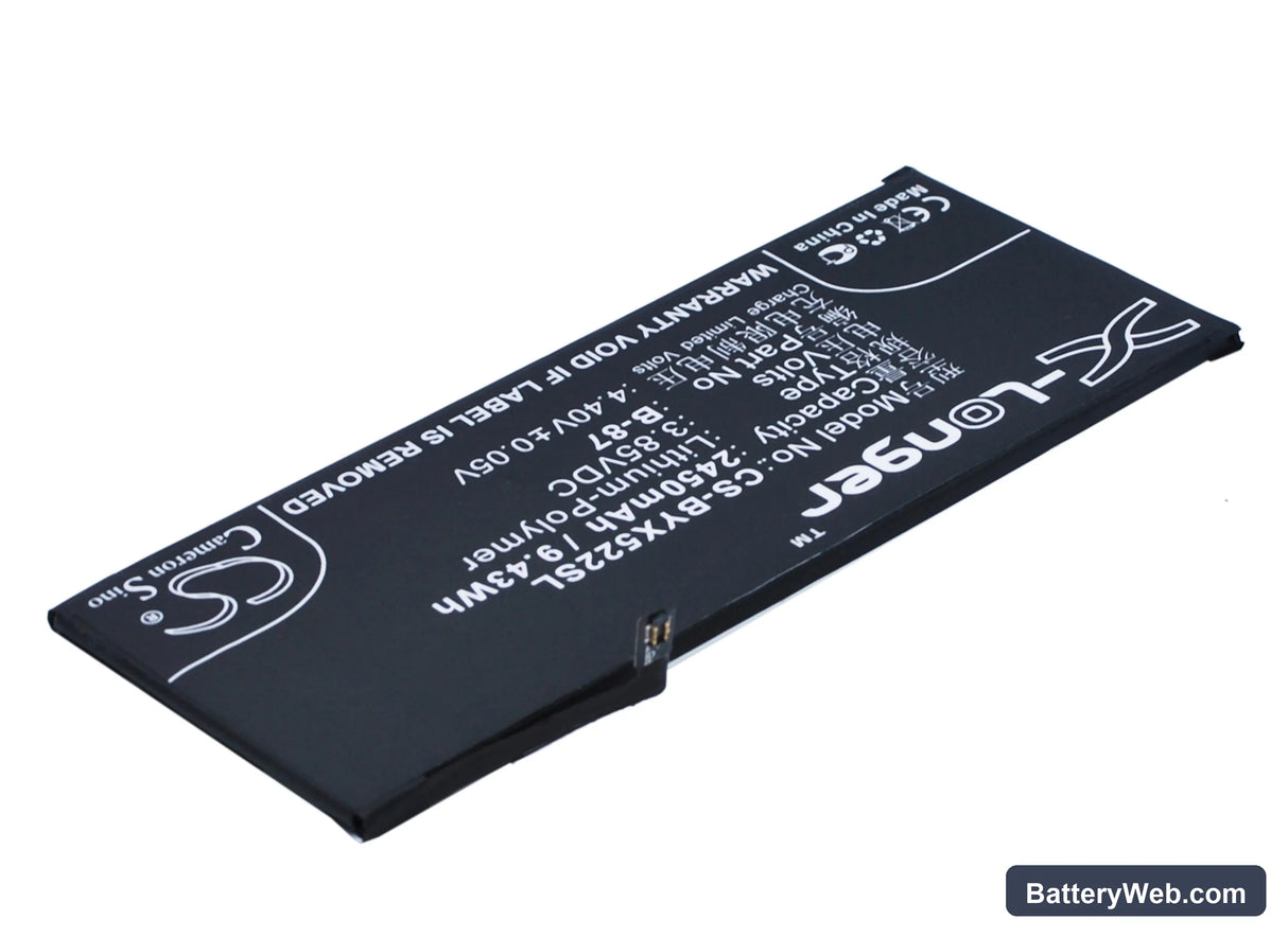 BBK VIVO X5Pro V Replacement Battery, 3.85V, 2450mAh, Li-Polymer 2