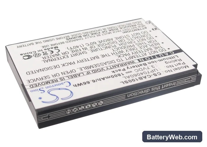 CAT B10 Replacement Battery, 3.7V, 1800mAh, Li-ion 2
