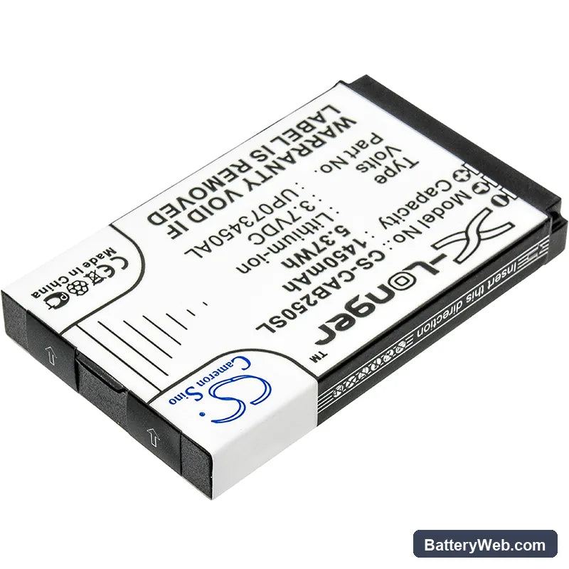 CATERPILLAR B25 Replacement Battery, 3.7V, 1450mAh, Li-ion 2