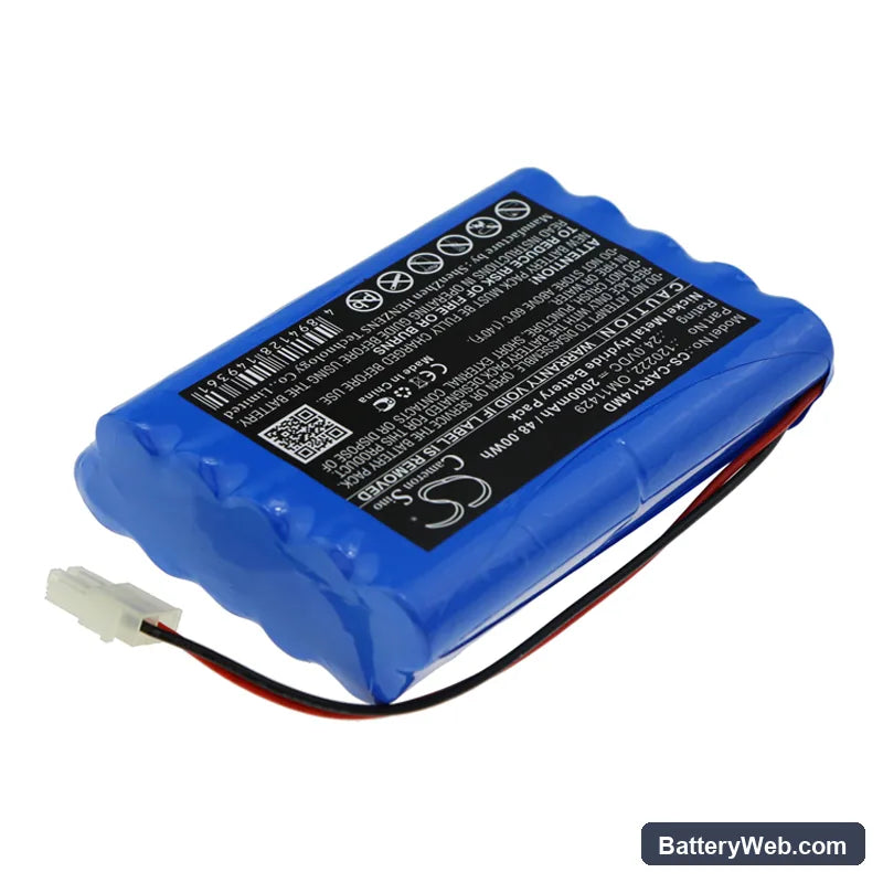 Cardioline ECG Delta 1 Replacement Battery, 24V, 2000mAh, Ni-MH 2