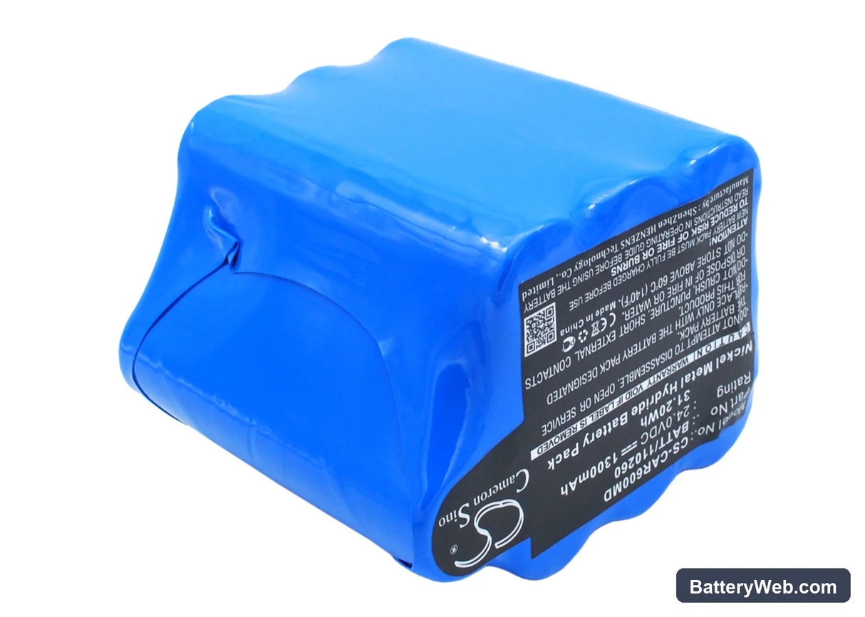 Cardioline ECG Delta 60 Replacement Battery, 24V, 1300mAh, Ni-MH 3