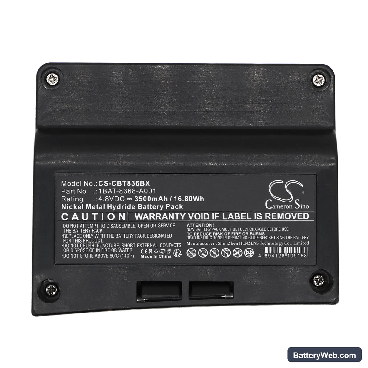 Cattron Theimeg LRC-S Replacement Battery, 4.8V, 3500mAh, Ni-MH 5