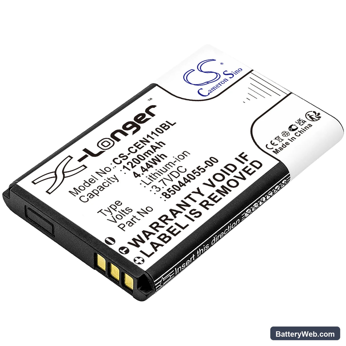 CCE 1100 Neo Replacement Battery, 3.7V, 1200mAh, Li-ion 1