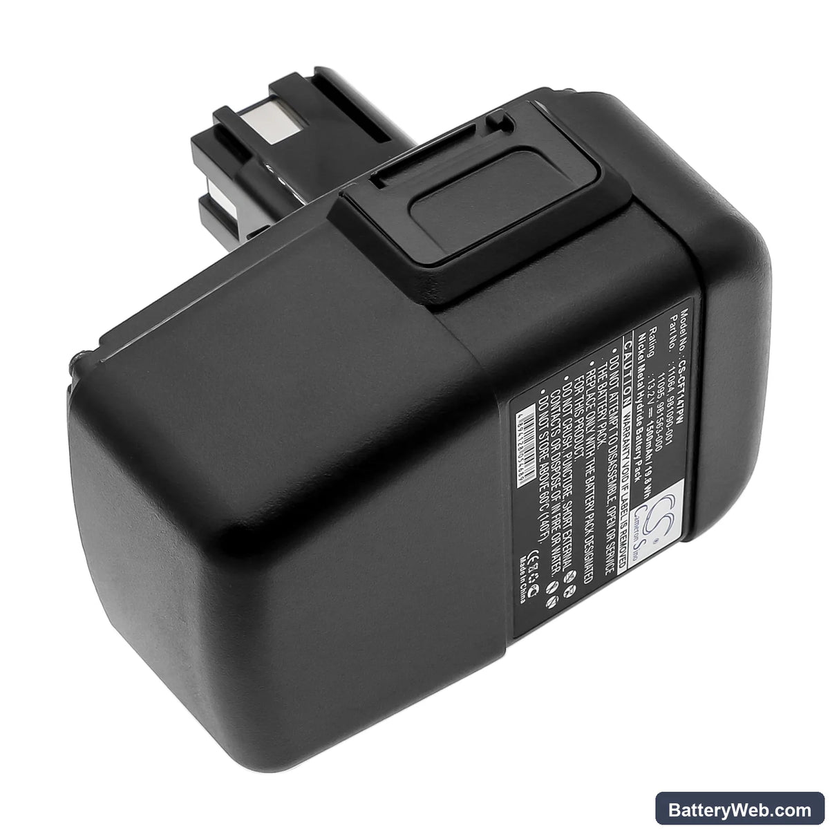 Craftsman 11147 Replacement Battery, 13.2V, 1500mAh, Ni-MH 3