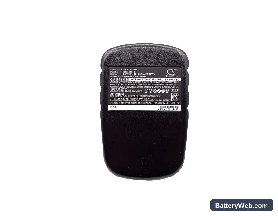 Craftsman 315.11453 Replacement Battery, 14.4V, 2000mAh, Ni-MH 3