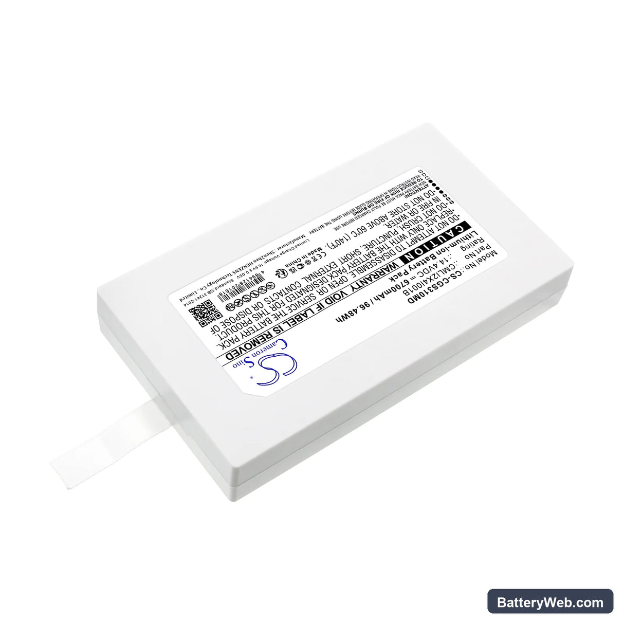 COMEN V3A Replacement Battery, 14.4V, 6700mAh, Li-ion 2