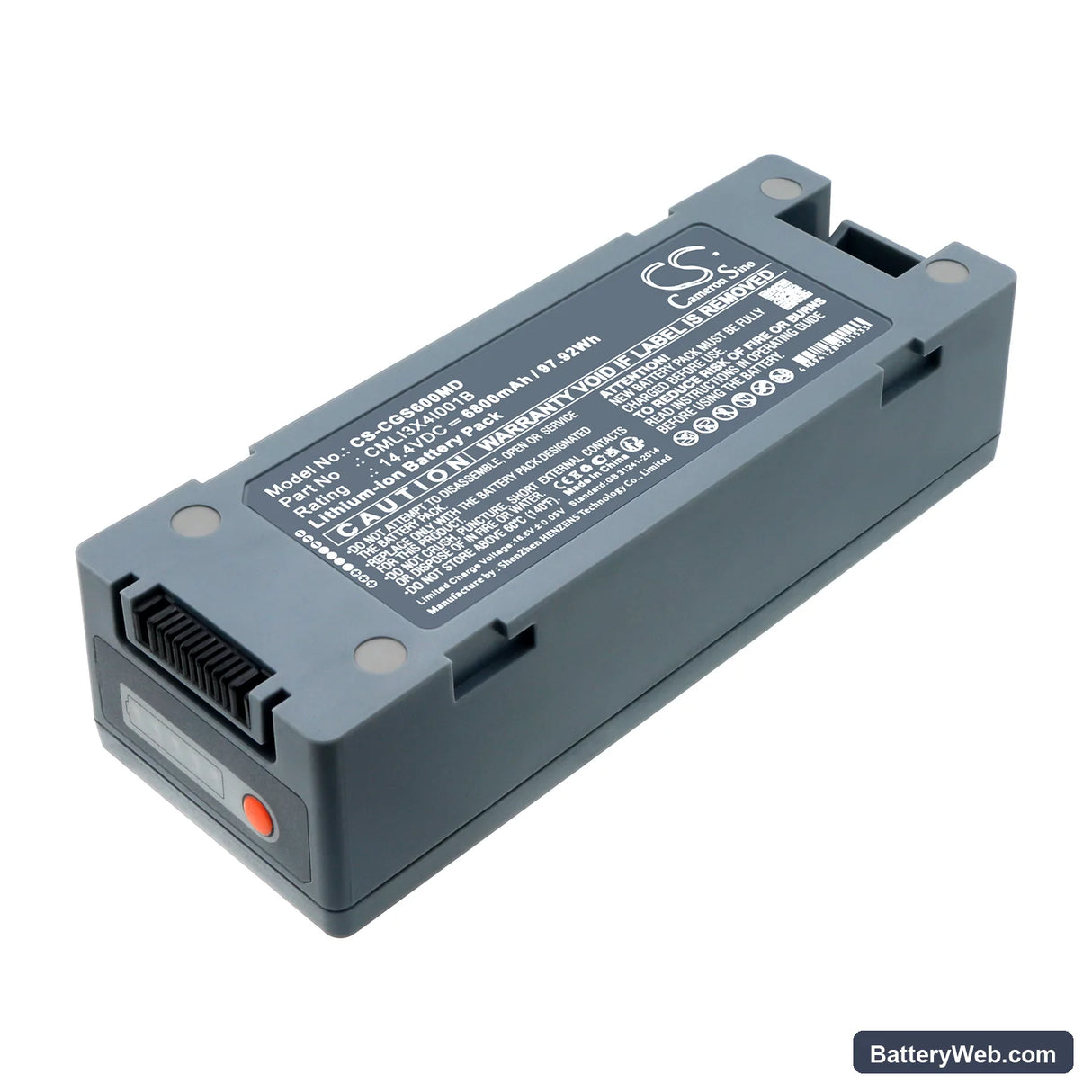 COMEN S6 Replacement Battery, 14.4V, 6800mAh, Li-ion 1