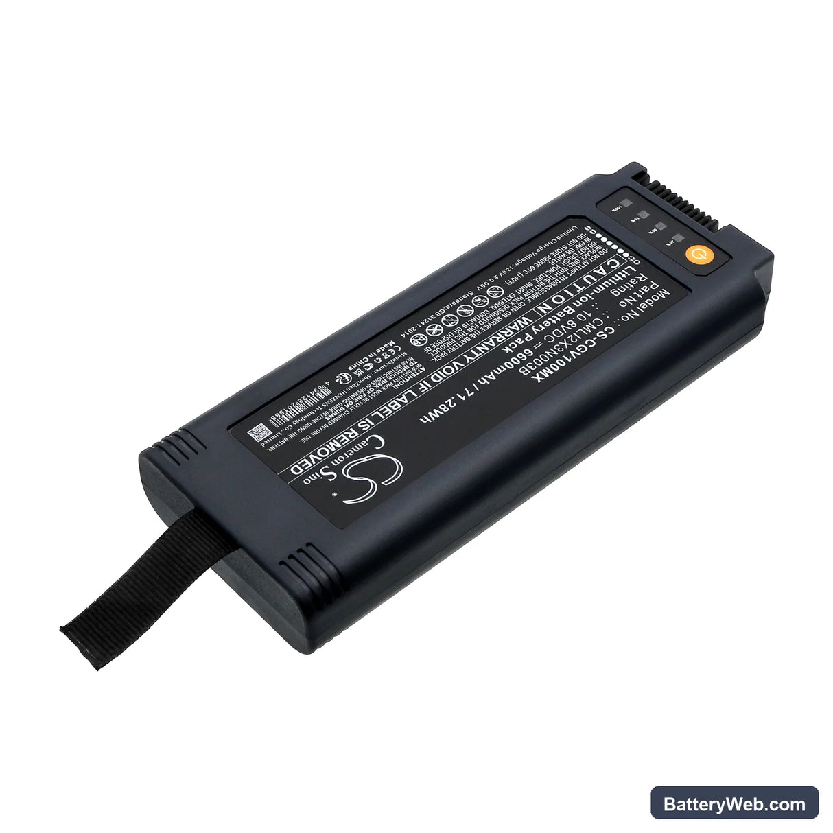 COMEN V1 Portable ventilator Replacement Battery, 10.8V, 6600mAh, Li-ion 2