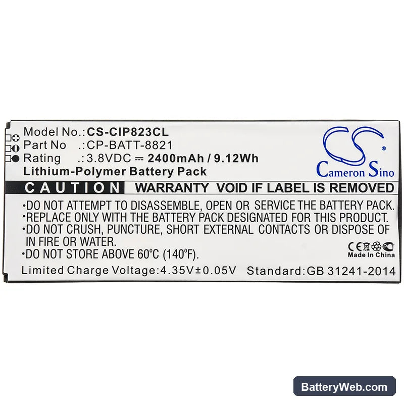 Cisco CP-8821-EX-K9-BUN Replacement Battery, 3.8V, 2400mAh, Li-Polymer 5