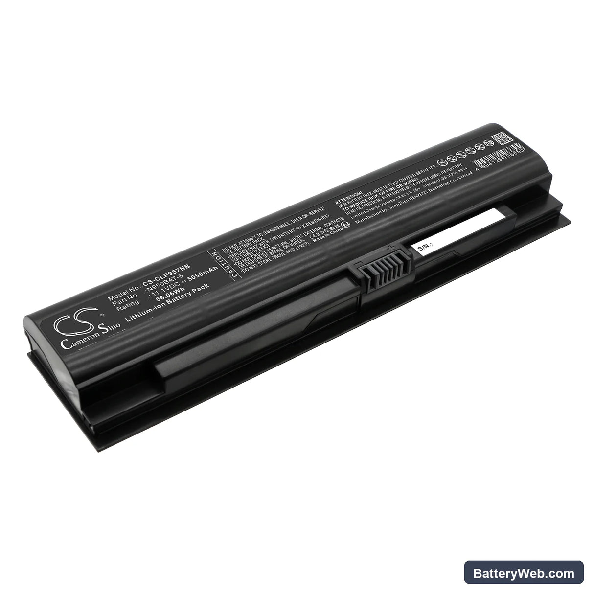 Cjscope SX-750 GX Replacement Battery, 11.1V, 5050mAh, Li-ion 1