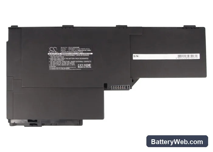 Clevo W860CU Replacement Battery, 11.1V, 3800mAh, Li-Polymer 5