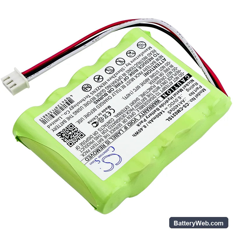 Custom Battery Pack Replacement Battery, 6V, 1400mAh, Ni-MH 2