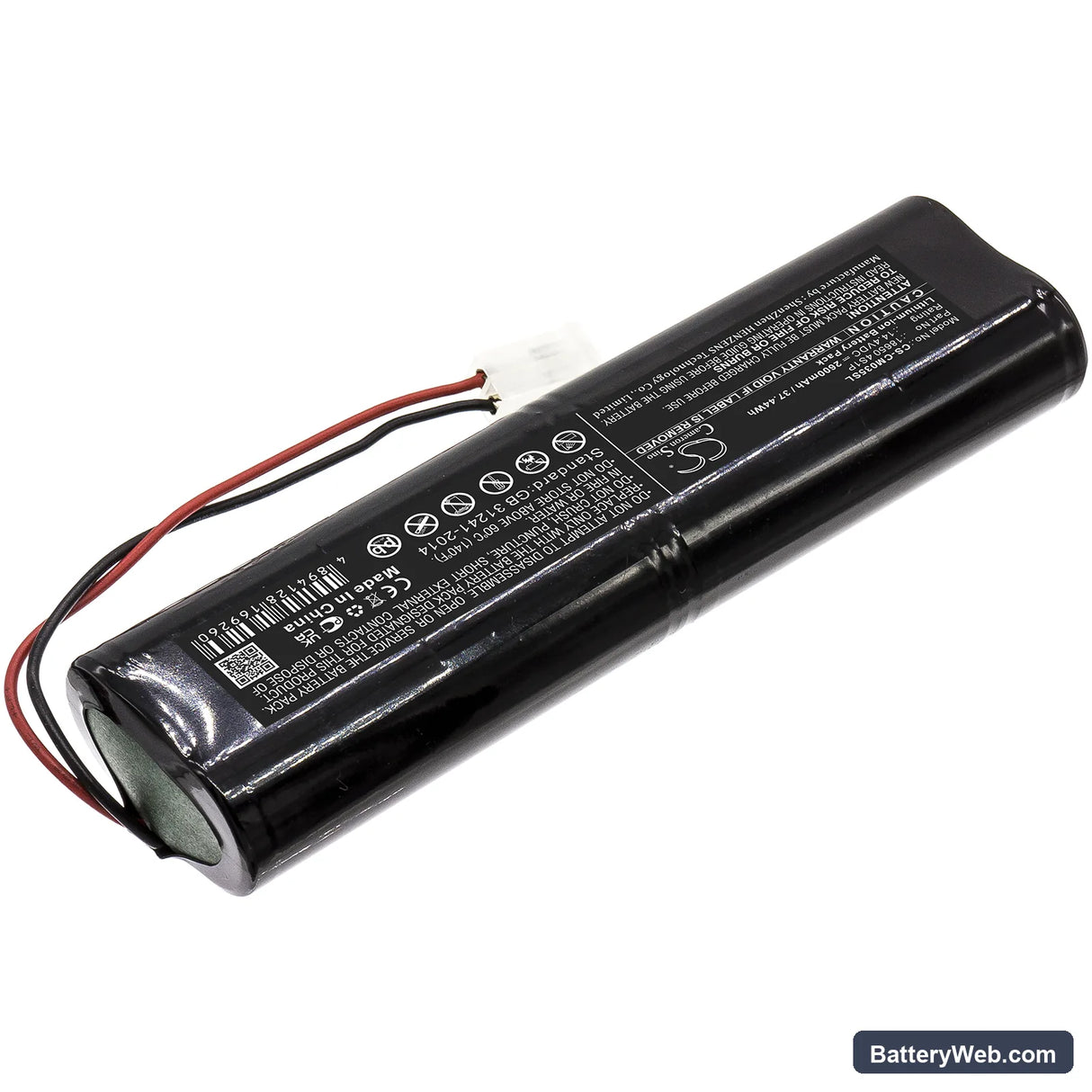 Custom Battery Packs Replacement Battery, 14.4V, 2600mAh, Li-ion 2