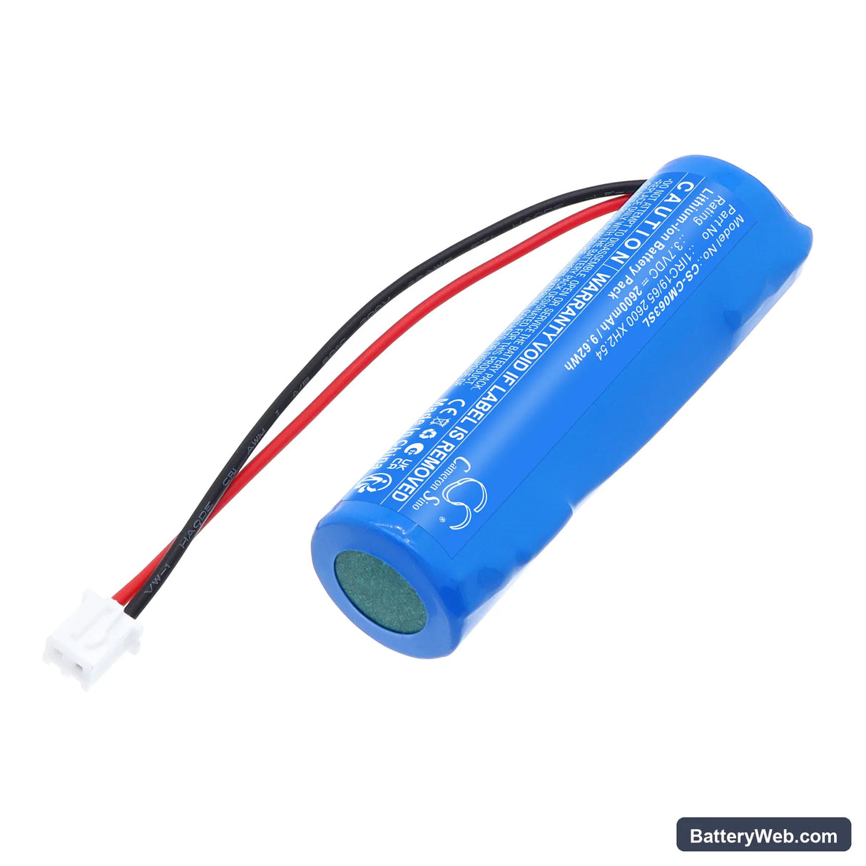 Battery Pack Replacement Battery, 3.7V, 2600mAh, Li-ion 2