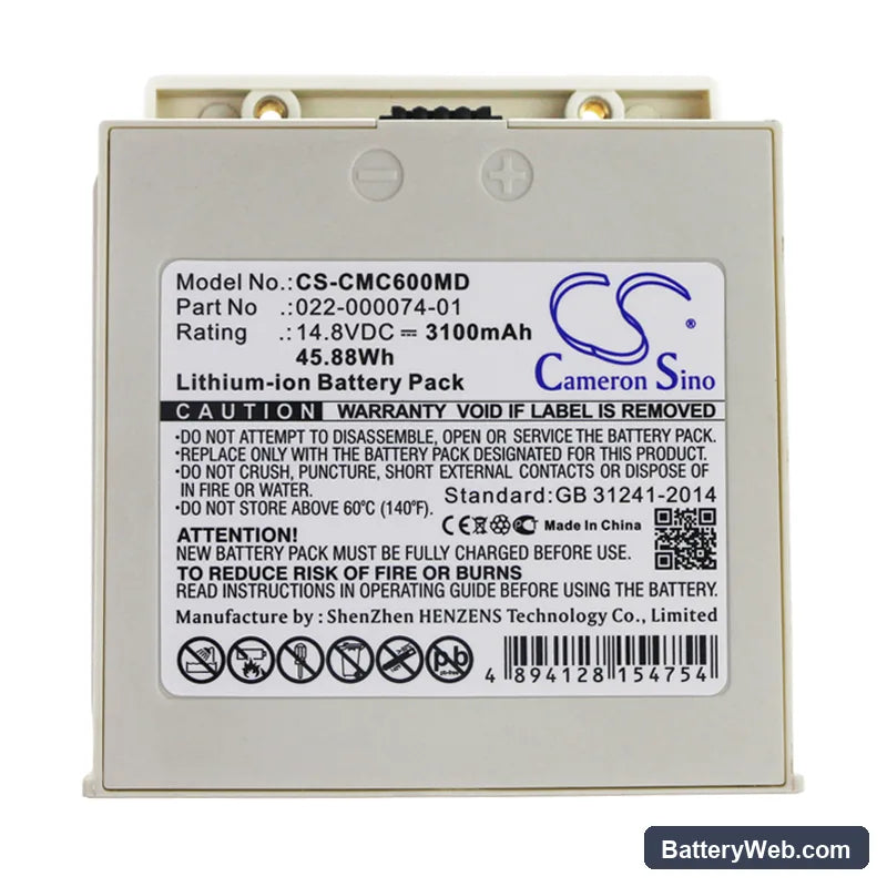 COMEN C60 Replacement Battery, 14.8V, 3100mAh, Li-ion 3