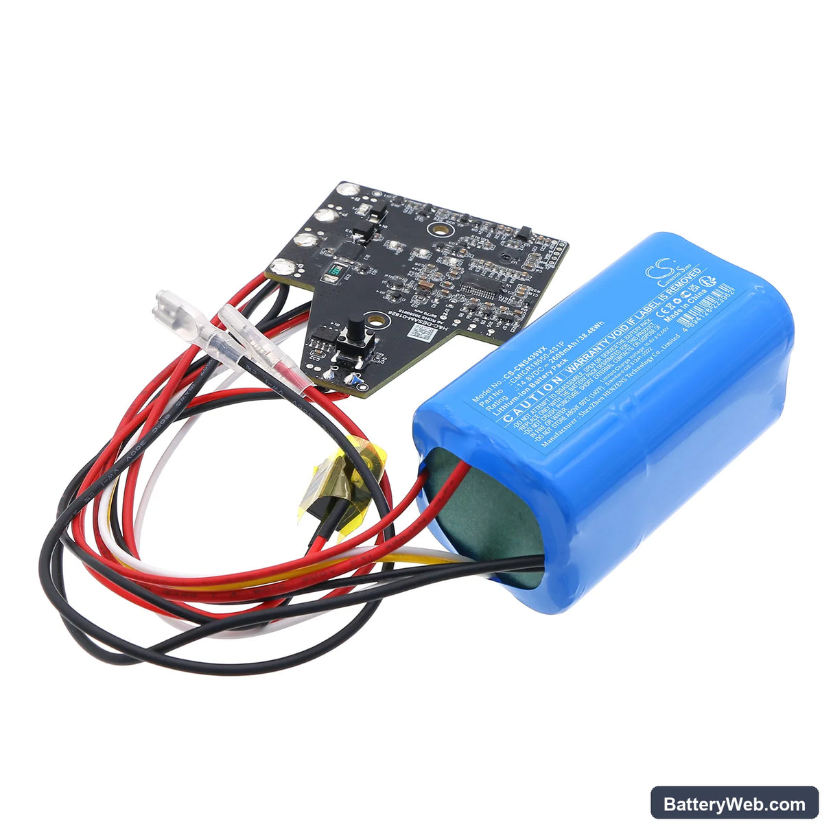 Cecotec 05439 Replacement Battery, 14.8V, 2600mAh, Li-ion 1