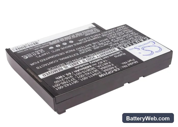 HP Business Notebook N1050v Series Replacement Battery, 14.8V, 4400mAh, Li-ion 2