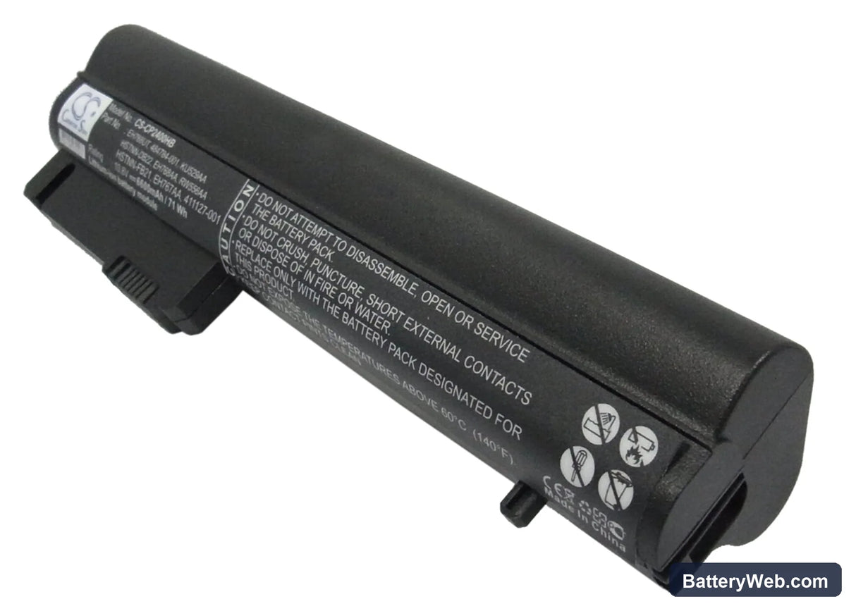 Compaq Business Notebook nc2400 Replacement Battery, 10.8V, 6600mAh, Li-ion 1