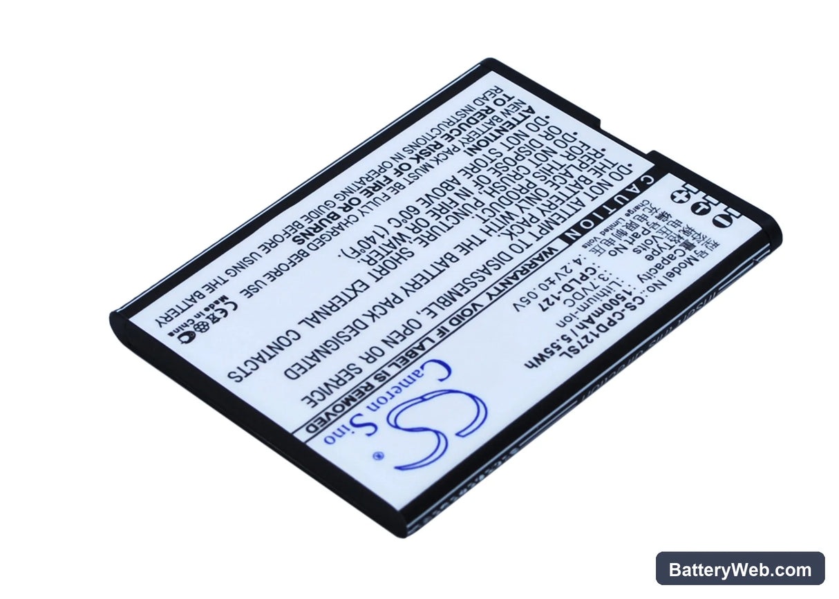 Coolpad 8017 Replacement Battery, 3.7V, 1500mAh, Li-ion 2