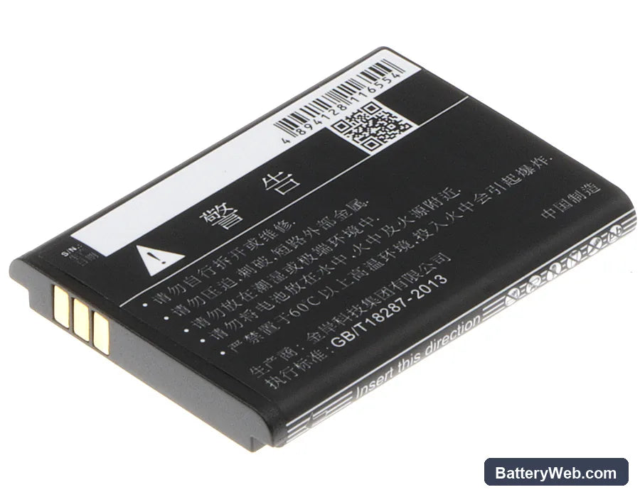 Coolpad 8021 Replacement Battery, 3.7V, 1150mAh, Li-ion 4