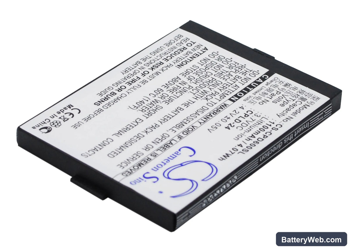 Coolpad 2938 Replacement Battery, 3.7V, 1100mAh, Li-ion 3