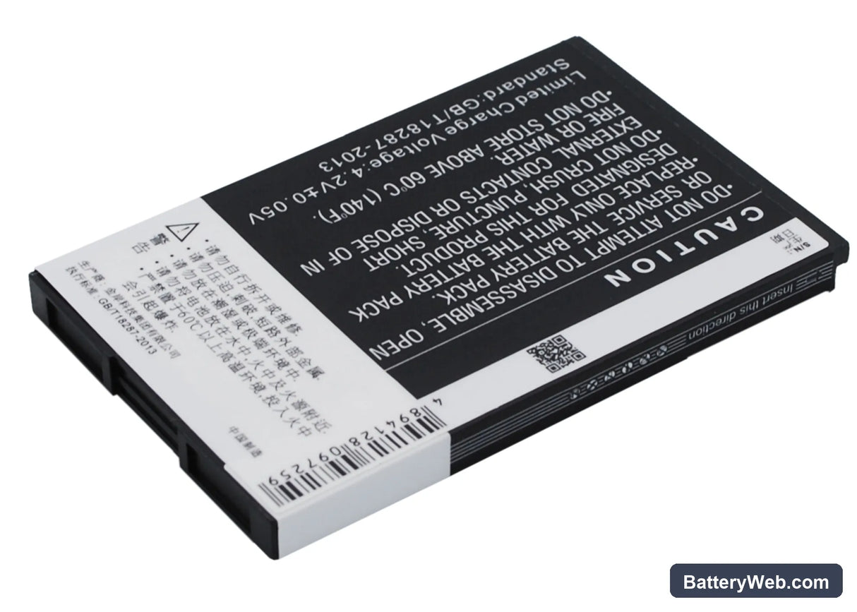 Coolpad 8010 Replacement Battery, 3.7V, 1200mAh, Li-ion 5