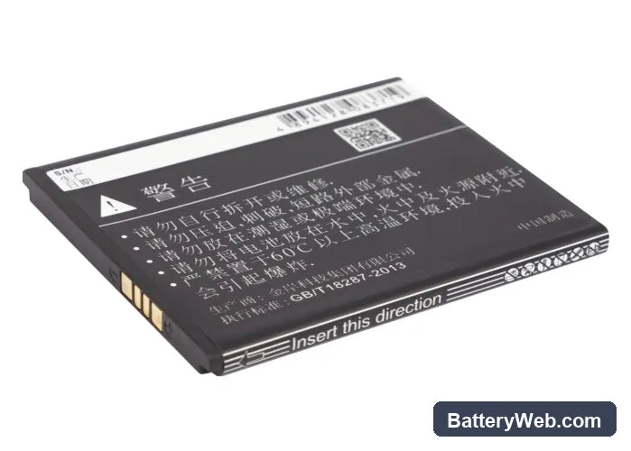 Coolpad 8297 Replacement Battery, 3.7V, 2000mAh, Li-ion 4