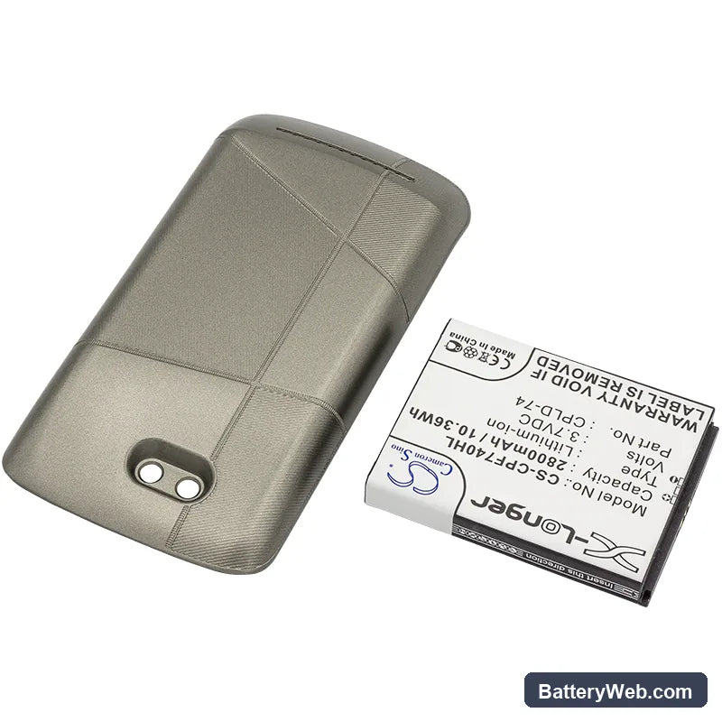 Coolpad 5860 Replacement Battery, 3.7V, 2800mAh, Li-ion 2