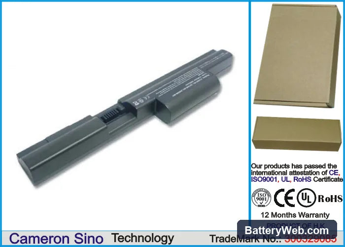 Compaq Evo N410 Replacement Battery, 14.8V, 2200mAh, Li-ion 1