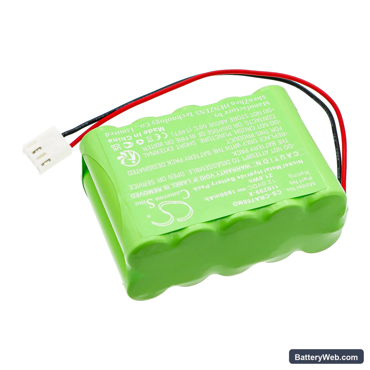 Codan A707V Replacement Battery, 12V, 1800mAh, Ni-MH 2