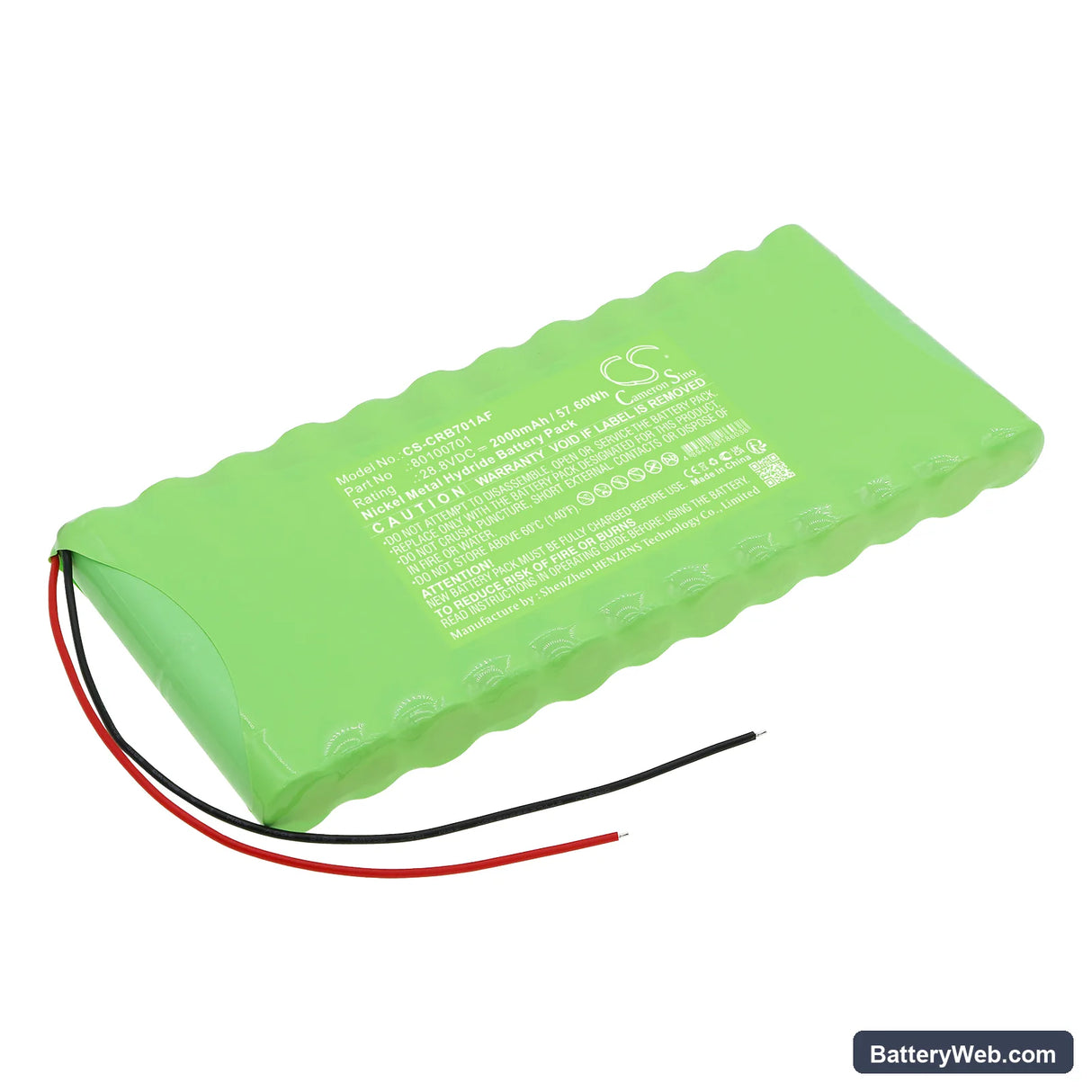 Carrousel Carrousel RDB Replacement Battery, 28.8V, 2000mAh, Ni-MH 1