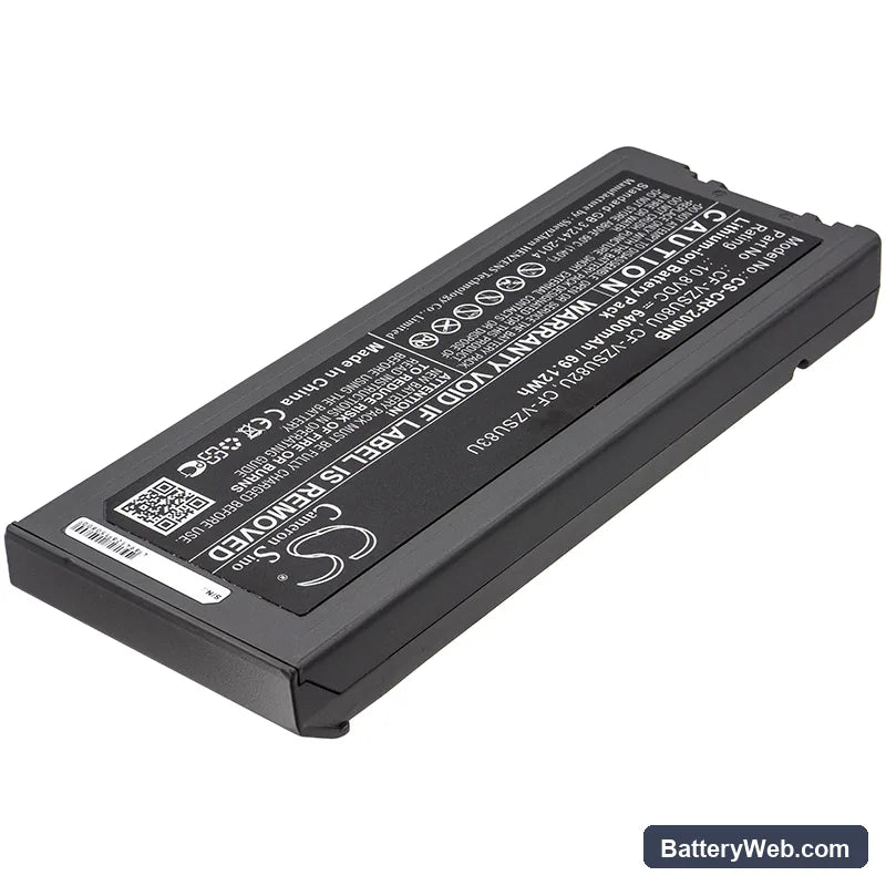 Panasonic Toughbook CF-C2 MK1 Replacement Battery, 10.8V, 6400mAh, Li-ion 2