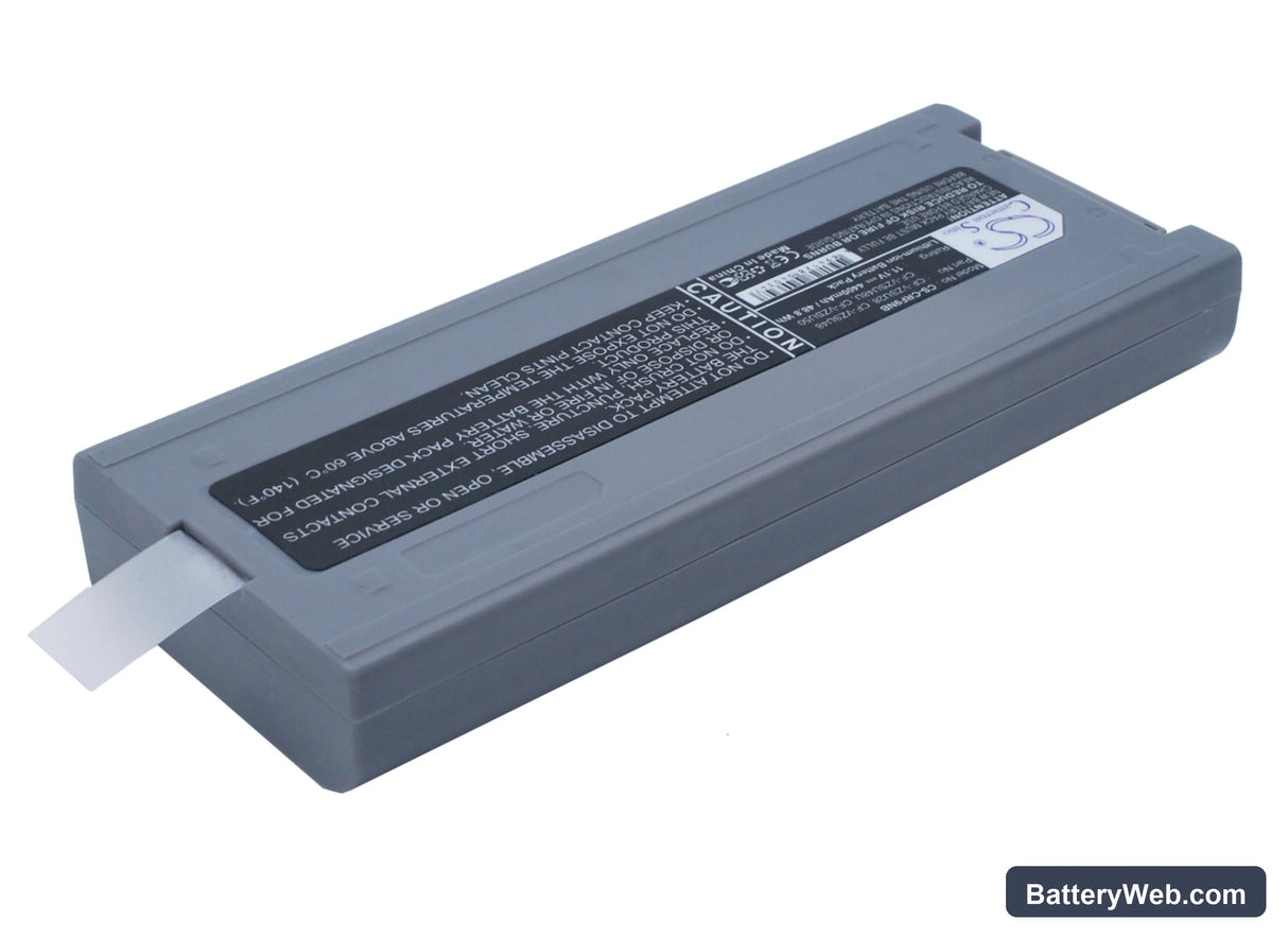 Panasonic Toughbook CF19 Replacement Battery, 11.1V, 4400mAh, Li-ion 2