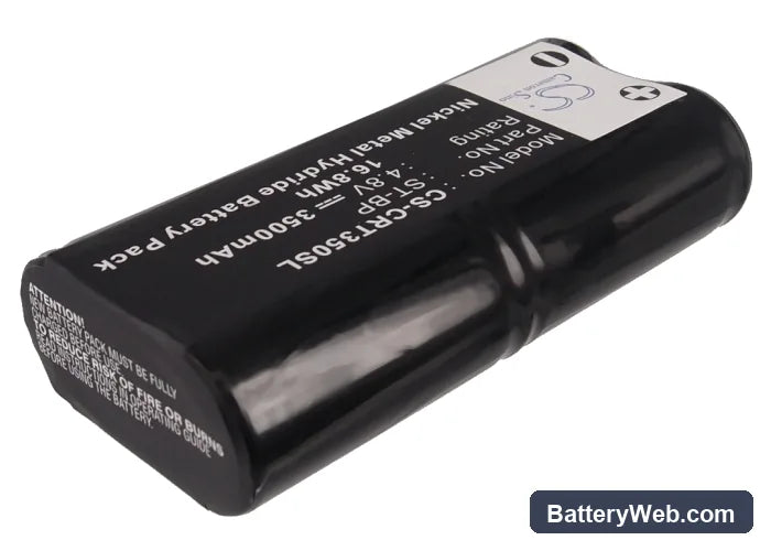 Crestron ST-1500 Replacement Battery, 4.8V, 3500mAh, Ni-MH 2