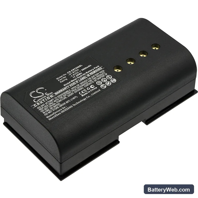 Crestron SmarTouch 1550 Replacement Battery, 4.8V, 3600mAh, Ni-MH 1