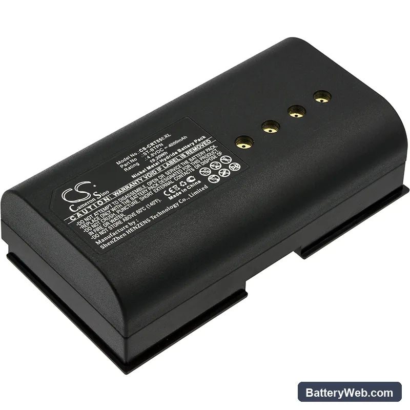 Crestron SmarTouch 1550 Replacement Battery, 4.8V, 4000mAh, Ni-MH 1
