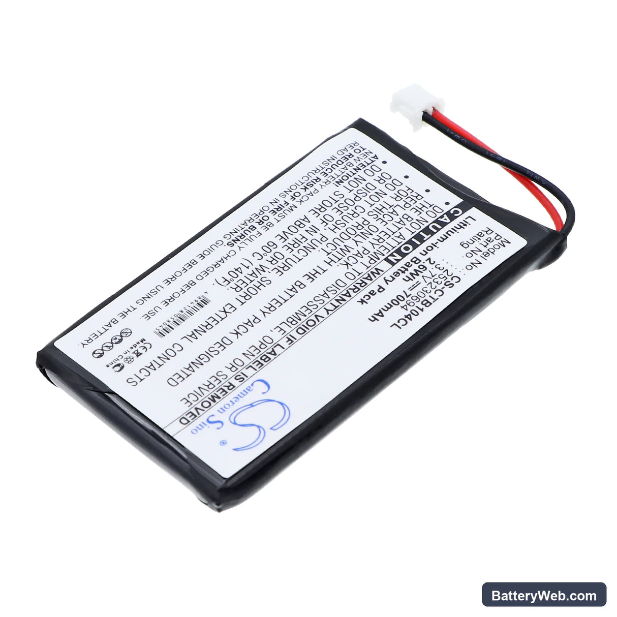 Sagem 690 Replacement Battery, 3.7V, 700mAh, Li-ion 2