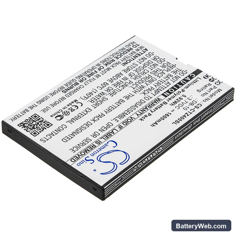 Canon Wordtank Z400 Replacement Battery, 3.7V, 1600mAh, Li-Polymer 2