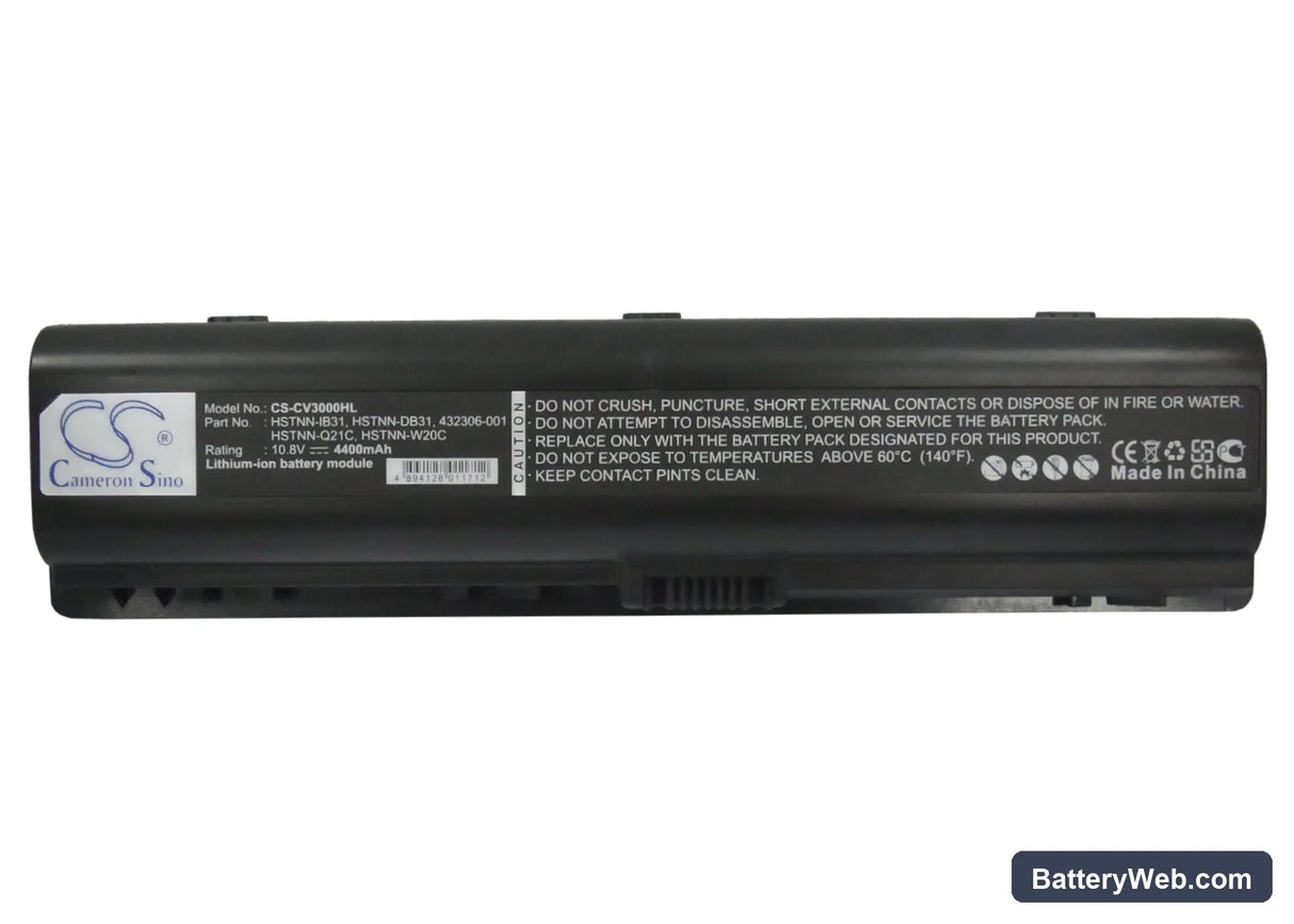 HP G6000 Replacement Battery, 10.8V, 4400mAh, Li-ion 5