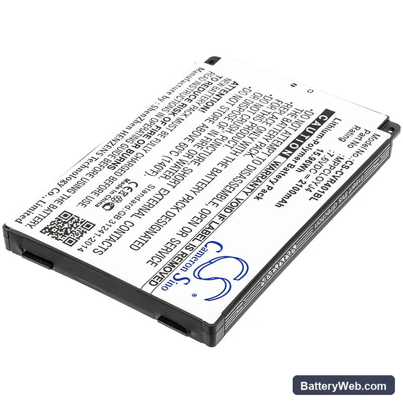 Clover C401U Replacement Battery, 7.6V, 2100mAh, Li-Polymer 2