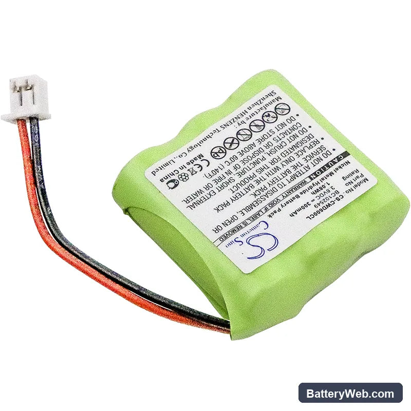Cable & Wireless CWD600 Replacement Battery, 3.6V, 300mAh, Ni-MH 2