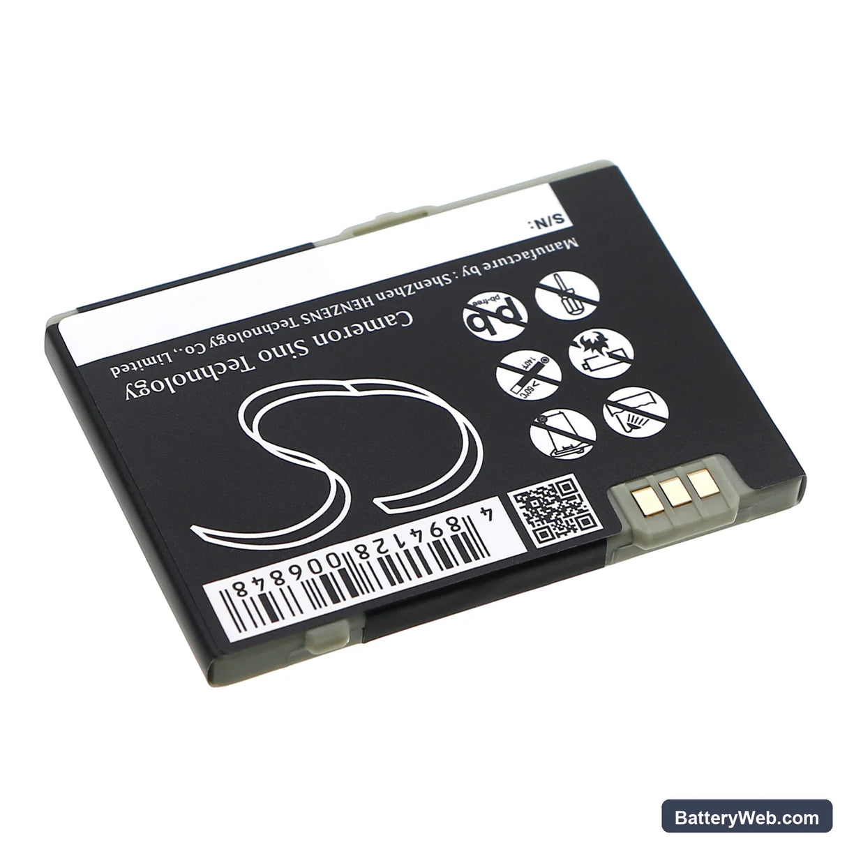 Siemens A31 Replacement Battery, 3.7V, 600mAh, Li-ion 4