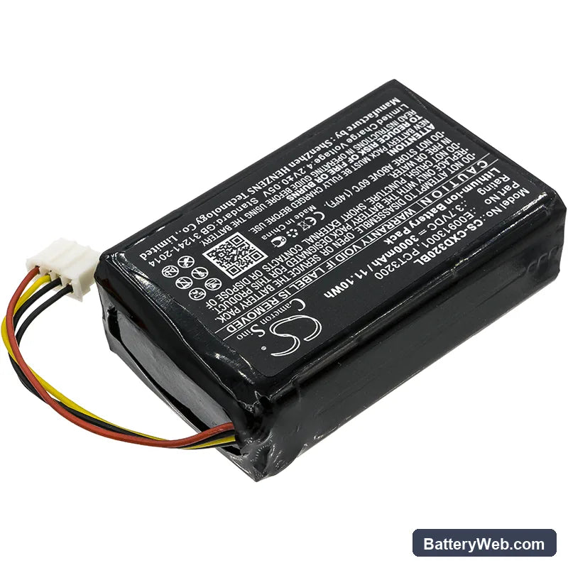Coppernic C-One e-ID Replacement Battery, 3.7V, 3000mAh, Li-ion 2