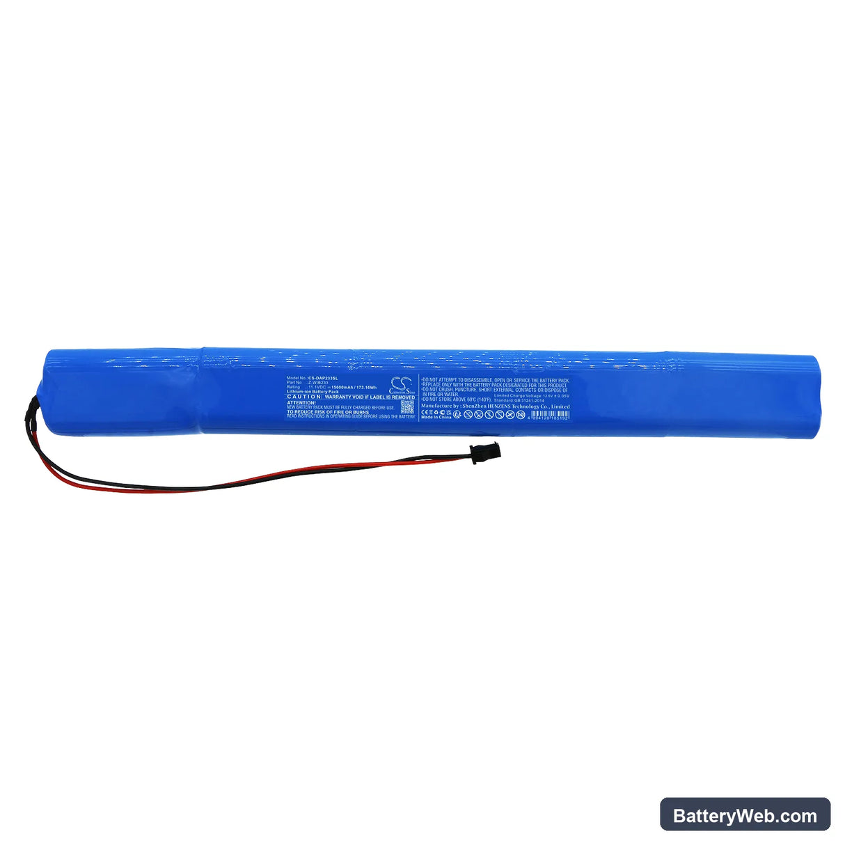 American DJ WIFLY BAR RGBA Replacement Battery, 11.1V, 15600mAh, Li-ion 3