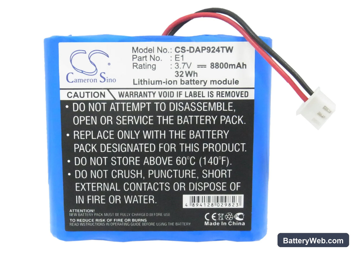 Pure EvokeE-1S Replacement Battery, 3.7V, 8800mAh, Li-ion 5