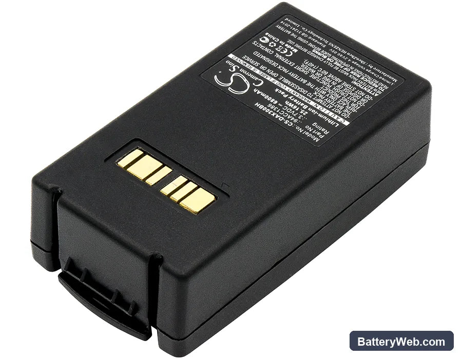 Datalogic Falcon X3 Replacement Battery, 3.7V, 6800mAh, Li-ion 2