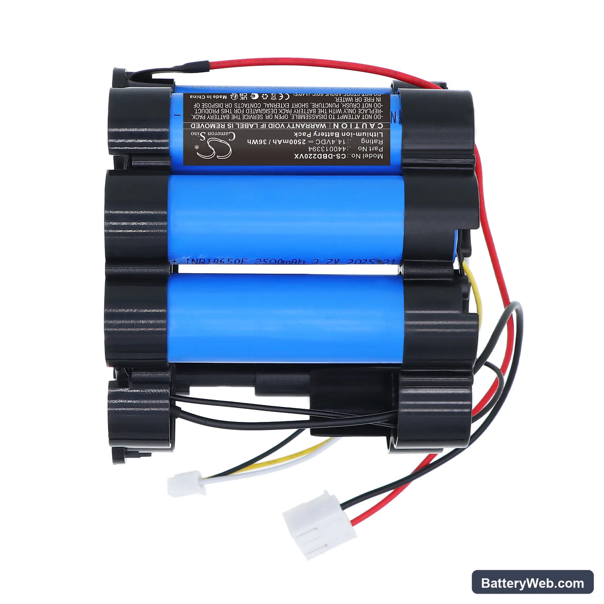 Dirt Devil BD22052 Replacement Battery, 14.4V, 2500mAh, Li-ion 4