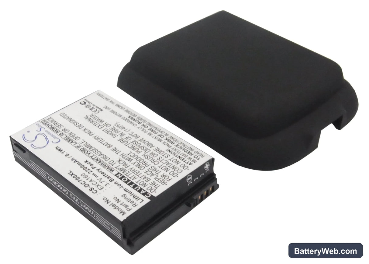 Dopod C720 Replacement Battery, 3.7V, 2200mAh, Li-ion 2